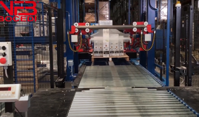 The Bocedi FB2000 Stretch Hood Packaging Machine